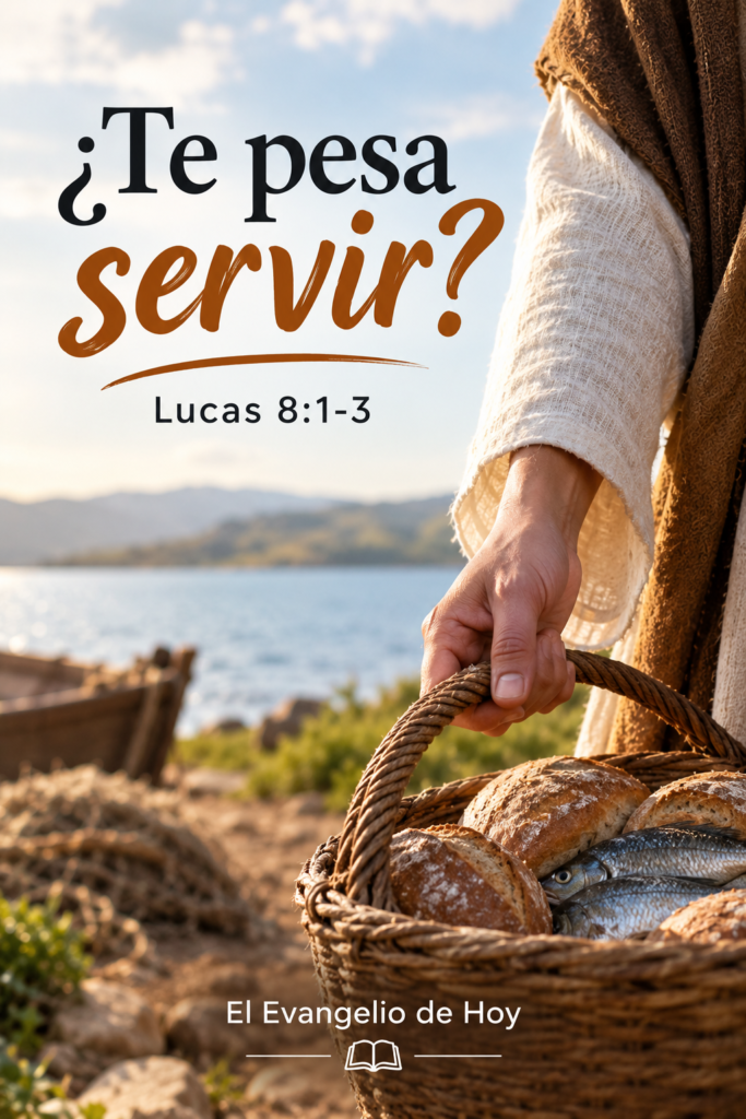 ¿Te pesa servir? Lucas 8:1-3